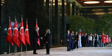 Cumhurbaşkanı Erdoğan, 29 Ekim Cumhuriyet Bayramı Tebriklerini Kabul Etti